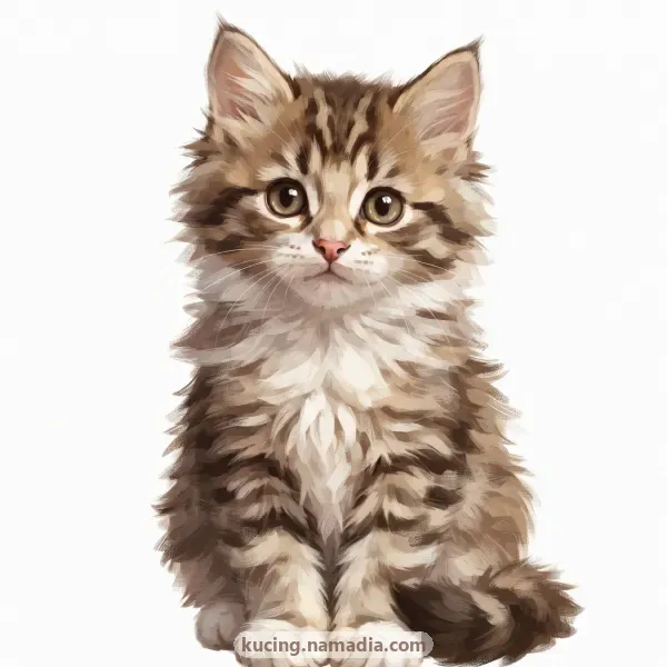 Anak kucing belang